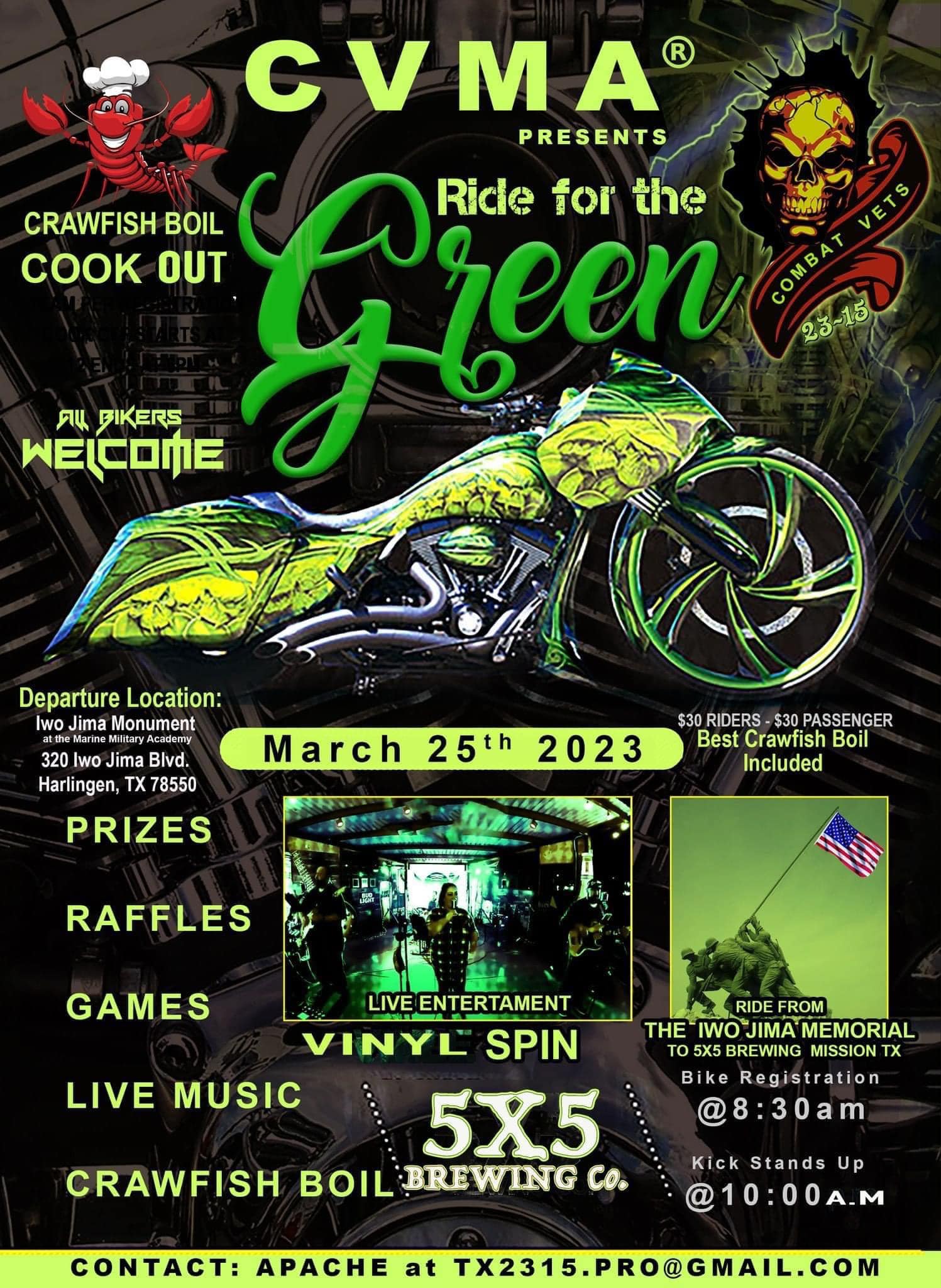 CVMA Presents Ride For the Green - Jabali The Biker Store