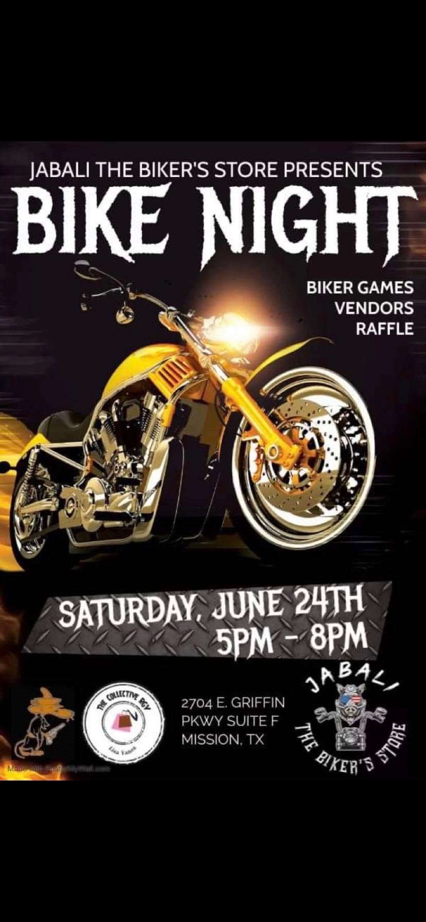Jabali The Biker Store Jabali the biker store presents - BIke Night!