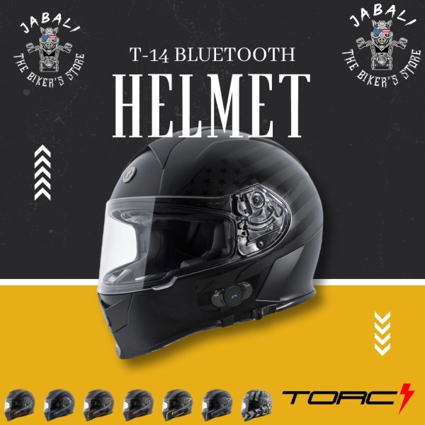 T 14 Bluetooth Torc Helmet