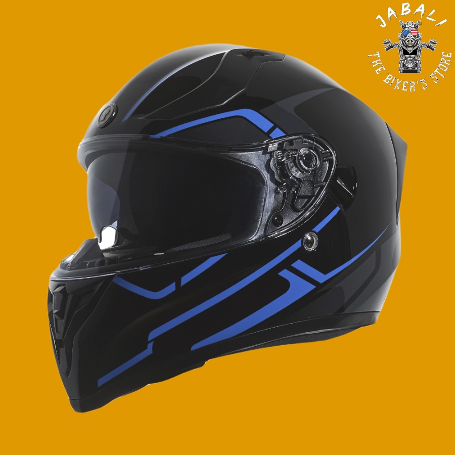 T1505RSBL RushBlue Left Visor