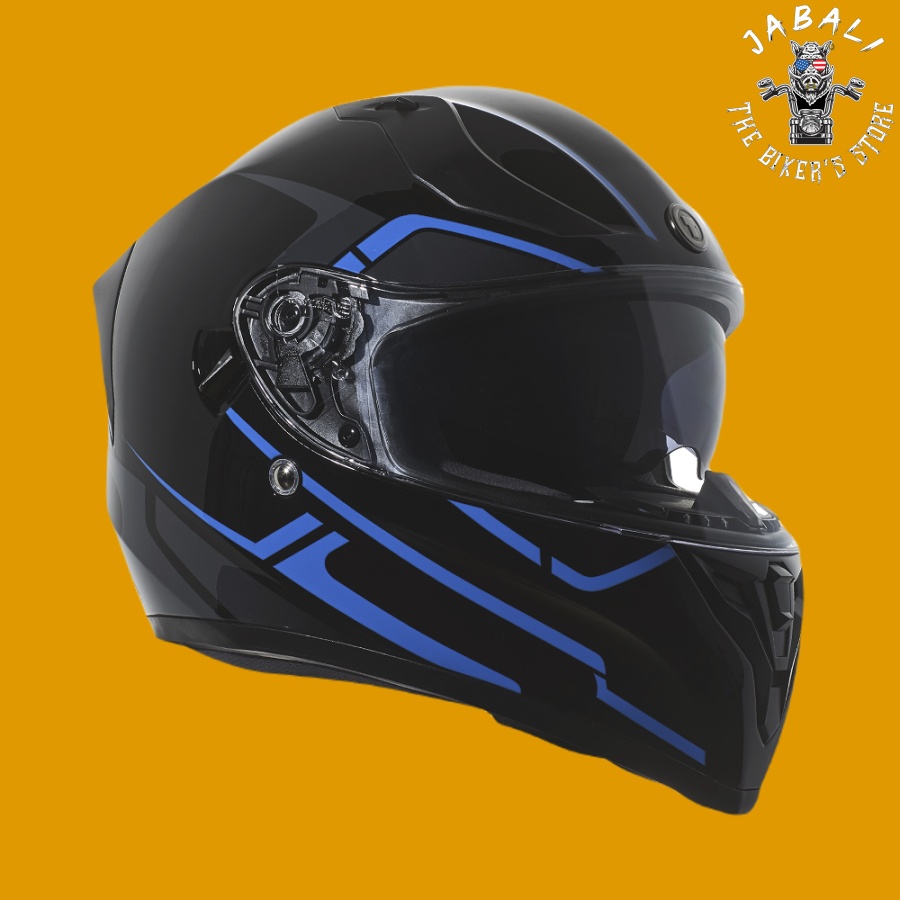 T1505RSBL RushBlue Right Visor