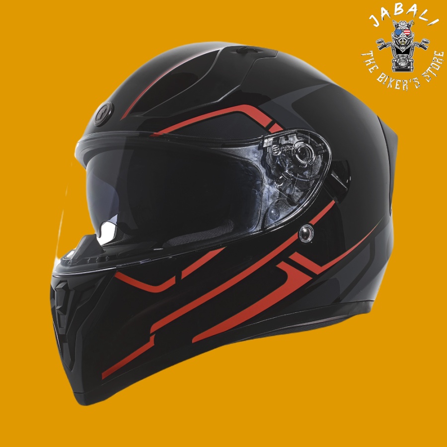 T1505RSRD RushRed Left Visor