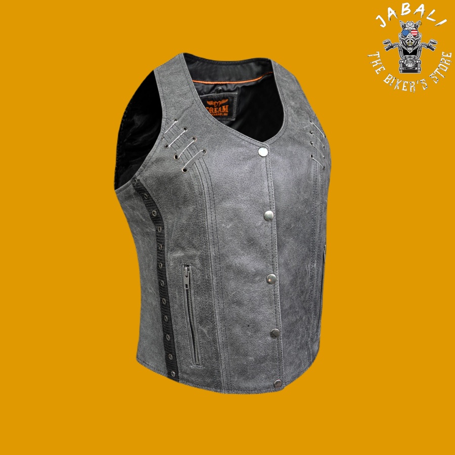 Women's Grey Concealed Carry Vest 03
