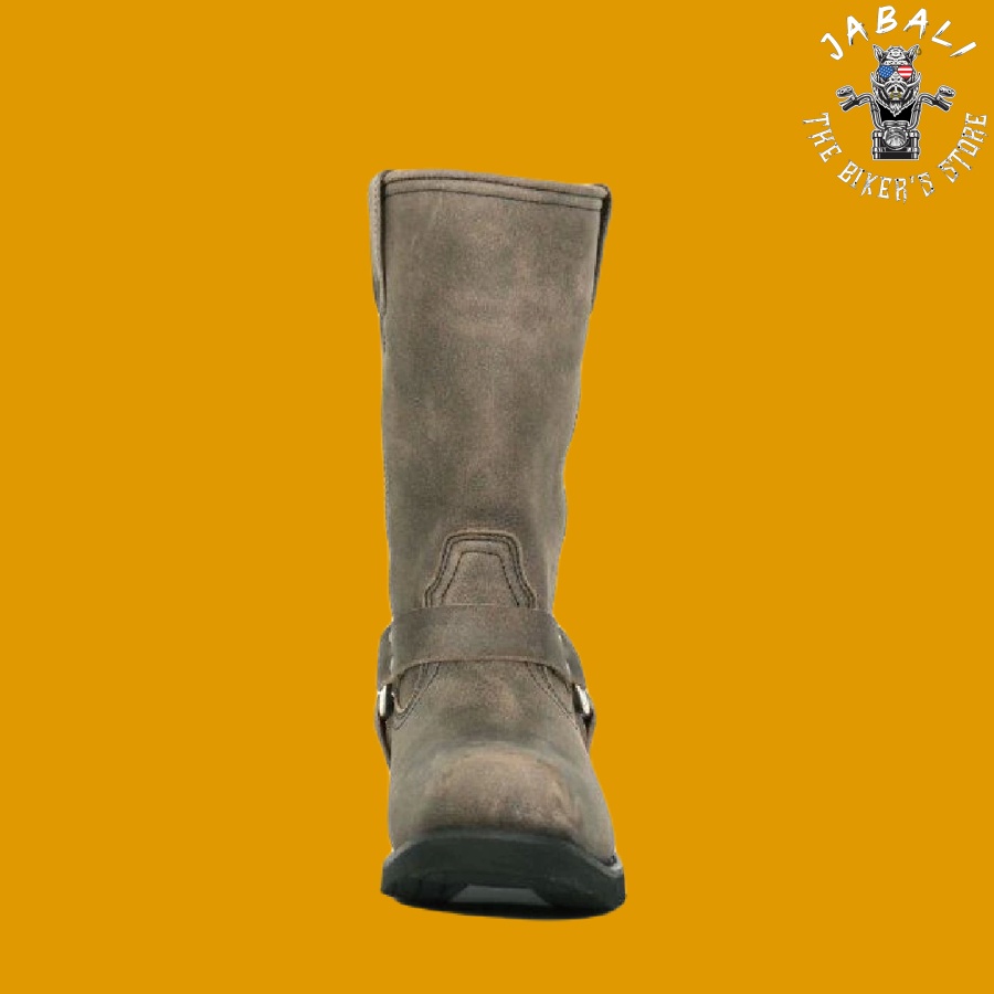 Hot Leathers Stone Wash Brown Harness Boots 03