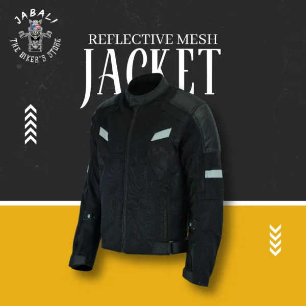 Reflective Motorcycle Mesh Jacket with Armor